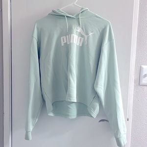 Mint Green Puma Hoodie